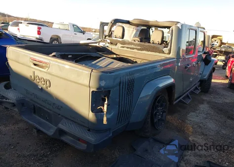 2025 Jeep Gladiator Texas Trail z USA, uszkodzony, nr VIN 1C6PJTAG8SL507634